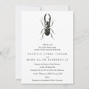 Convite Besouro Lucanus Metallicus
