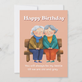 Convite Best friend Birthday Card