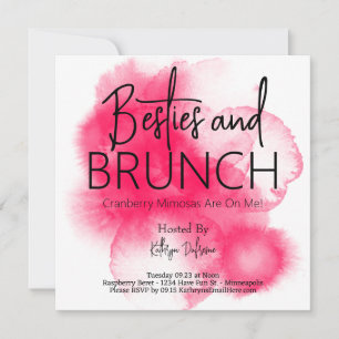 Convite Besties e Brunch Personalizados