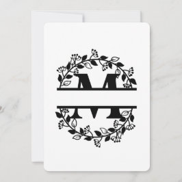 CONVITE BGSM BRAND NEW PERSONALISED M LETTER