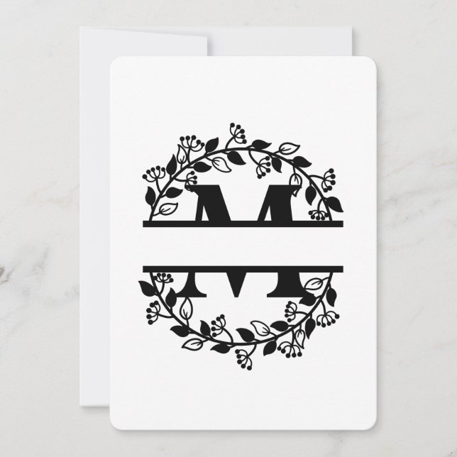 CONVITE BGSM BRAND NEW PERSONALISED M LETTER (Frente)