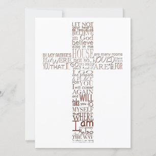 Convite Bíblias do Serviço Memorial John 14