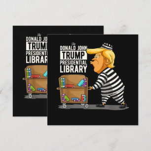 Convite Biblioteca Presidencial Trump Prisão