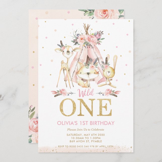 Convite Bicicleta de Borracha Cura Um primeiro aniversario (Frente/Verso)