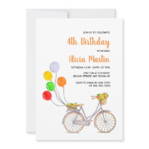 Bicicleta de Flor do Balão Qualquer Idade Aniversá