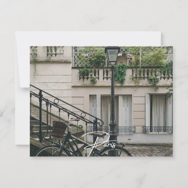 Convite Bicicleta de Paris (Paris) (Frente)