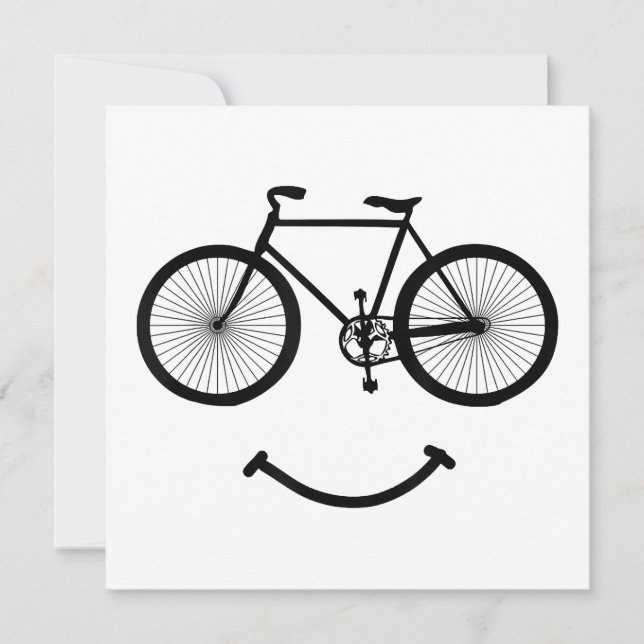 Convite Bicicleta e Andando de bicicleta de T-Shirt Blac (Frente)