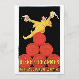 Convite Biere de Charmes/Cartão de Aniversário