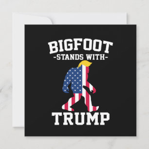 Convite Bigfoot Apoia Trump Eleições 2024