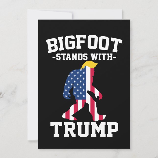 Convite Bigfoot Com Eleições Trump 2024 (Frente)