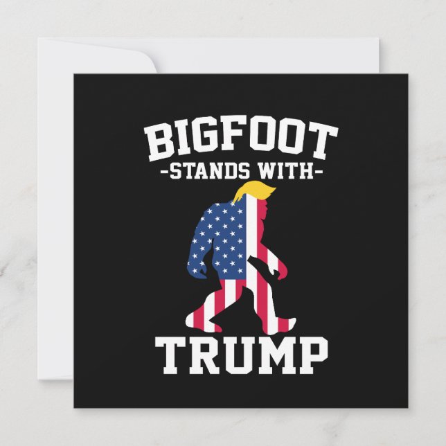 Convite Bigfoot Com Eleições Trump 2024 (Frente)