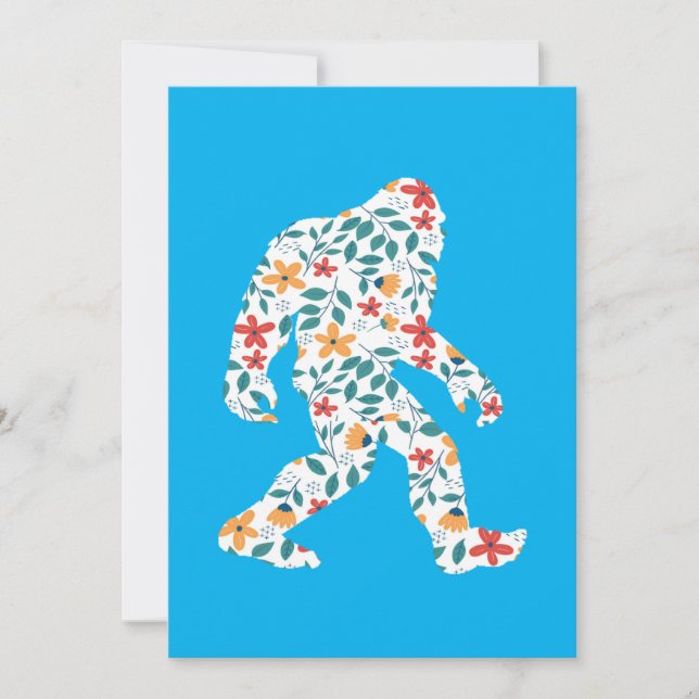 CONVITE BIGFOOT FLORAL (Frente)