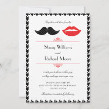 Bigode Vermelho, Preto e Branco e Lábios com fio d