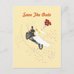 Convite Biker Wedding Salvar Data