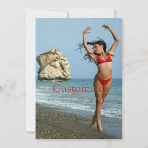Convite Bikini Model Dancing Thunder_Cove