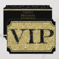 Bilhete de Evento para Festa VIP Black & Gold Glit