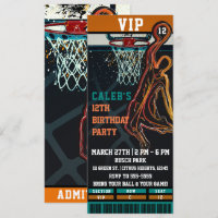 Bilhete de Jogo de Bola VIP Festa de Aniversário d