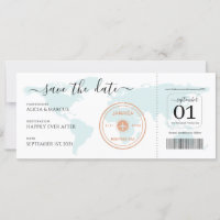 Bilhete de Plano de Casamento de Destino Salvar a
