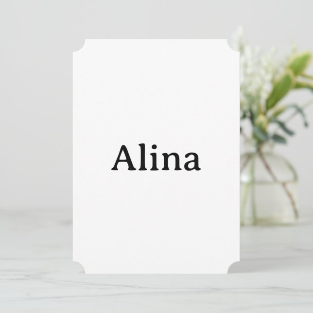 Convite Bilhete de Promoção de Marca Simples 5" x 7" (Em pé/Frente)