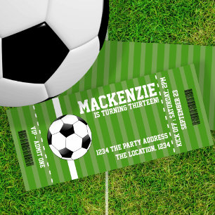 Convite Bilhete Novidade do Futebol Personalizado