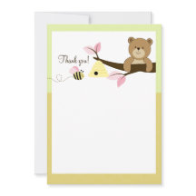 Bilhetes de Agradecimento Planos Mel e Abelha (Ros