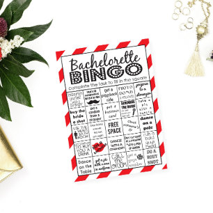 Convite Bingo da Noiva Ardente, Jogo de Festa, Desafio