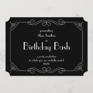 Convite Birthday Bash