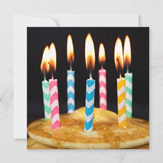 Convite Birthday Breakfast Brunch (Frente)