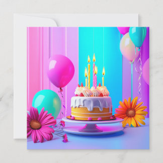Convite Birthday Custom card