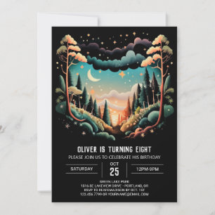 Convite Birthday do Quic Online Woodland