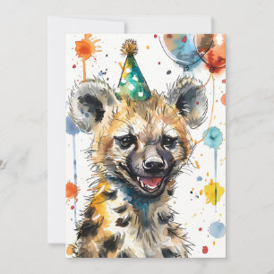 Convite Birthday Hyena