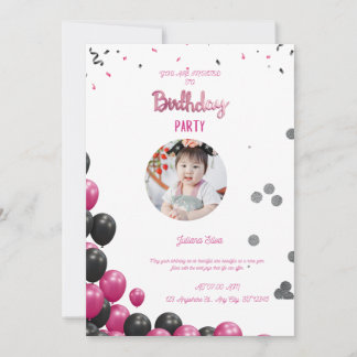 Convite Birthday Invitation 