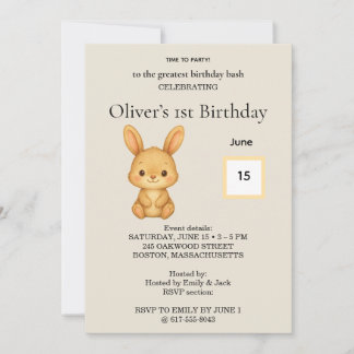 Convite Birthday Invitation