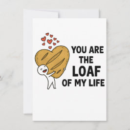 Convite Birthday Invitation - Cute Bread Pun Party Invite