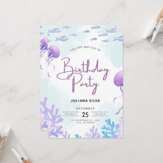 Convite Birthday Invitation Neutral Beige Elegant Style