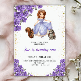Convite Birthday invitation with a fairy-tale theme