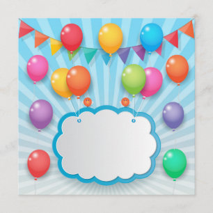 Convite Birthday party