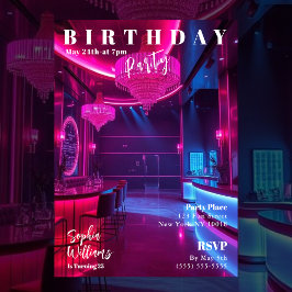 Convite Birthday Party Magazine Cover