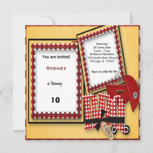 Convite Birthday Picnic