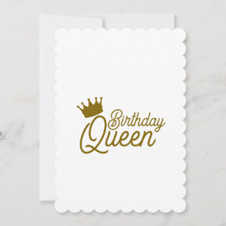 CONVITE BIRTHDAY QUEEN INVITATIONS