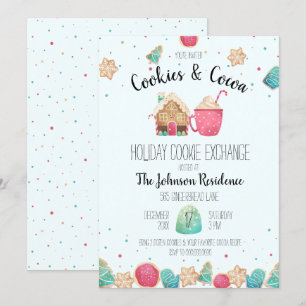 Convite Biscoitos da troca do biscoito do feriado &