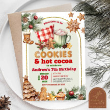 Biscoitos Quentes e Chocolate Quente Natal Anivers