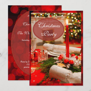 Convite Biscoitos & velas do Natal