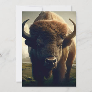 Convite Bison Painting