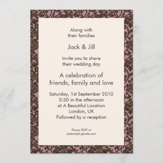 Convite Bit Wild (marrom) 5x7