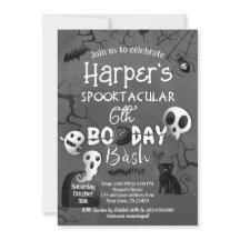 Black and White Spooktacular Halloween