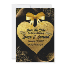 Black Burgundy e Dourado Casamento Floral Moderno 