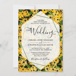 Convite Black Eyed Susan Wedding