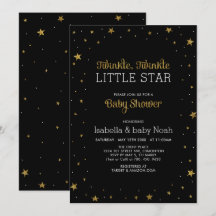 Black & Gold | Chuva de Estrelas Baby Shower