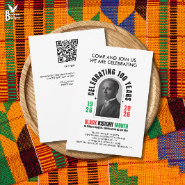 Convite BLACK HISTORY MONTH Centennial Woodson Dinner